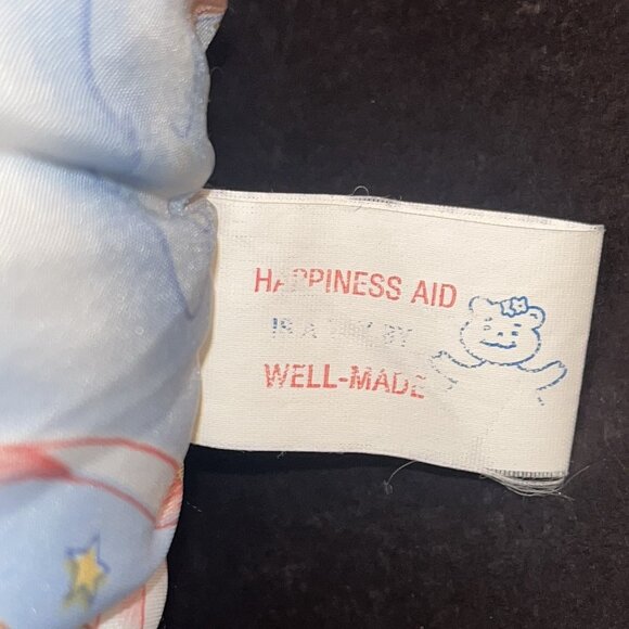 Plush Bear by Well Made 90s Sleepy Bear Nylon Parachute Material Puffy Vintage - Picture 8 of 15